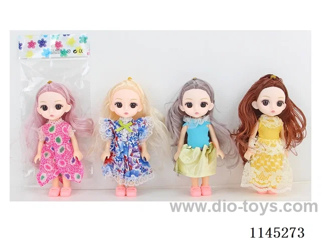 6’ 16cm 5 jointed 3D dolls mixed bag