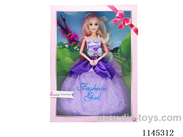 11.5’ 9 jointed solid Barbie with Guitar
