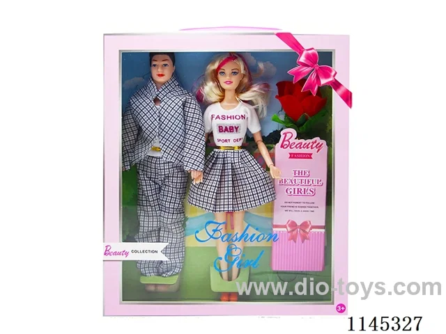 Male Empty Female Solid 9 Joints 11.5’ Barbie Couple Dress Up