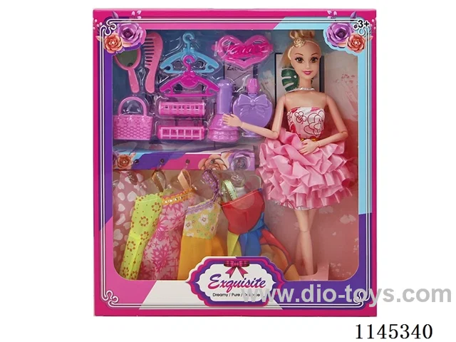 11’ 11 jointed solid Barbie