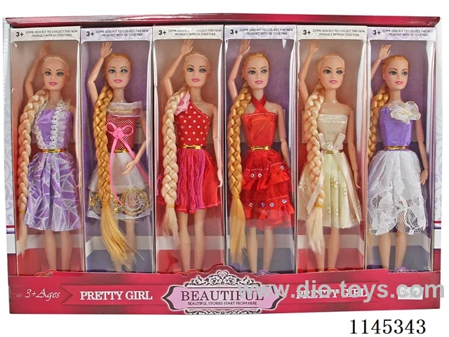 11.5’ 30cm 11 Jointed Solid Barbie (Pack of 12)