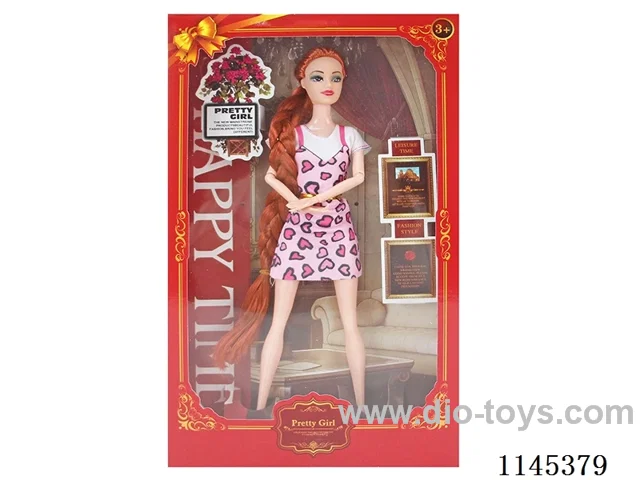 11.5’ 30cm 9 jointed solid colour eye Barbie
