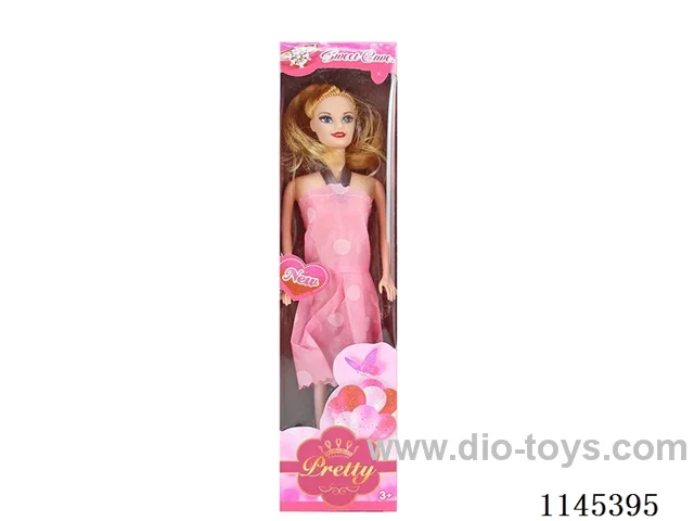 11.5’ 27cm 5 jointed solid body colour print eye barbie