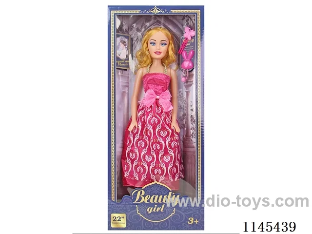 22’ 54cm 5 jointed empty body with colour print eyes Musical Barbie+Accessories