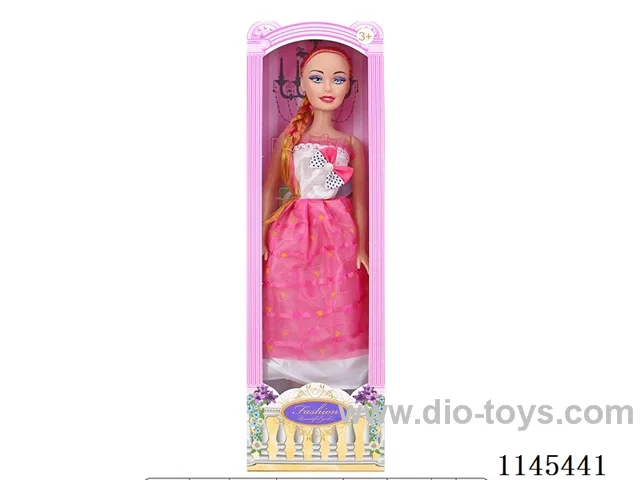 22’ 55cm 5 jointed empty body with colour print eyes musical Barbie