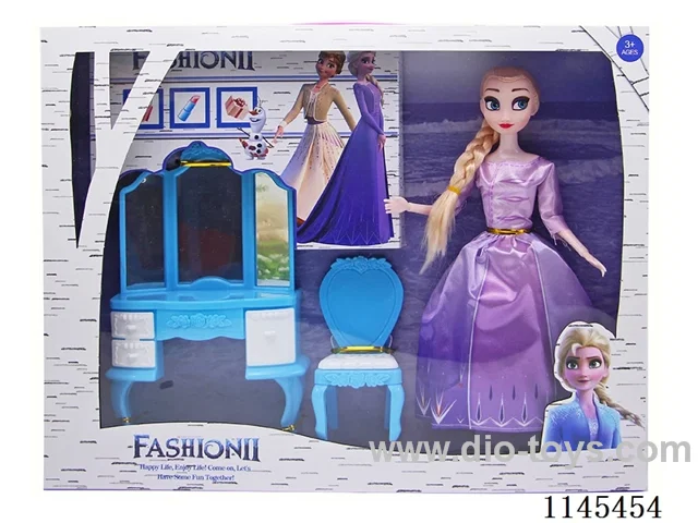 11.5’ Solid 9 Jointed Doll with Dresser