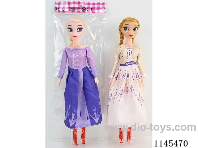 11.5’ 30cm 13 jointed solid body colour print eye doll two mixes