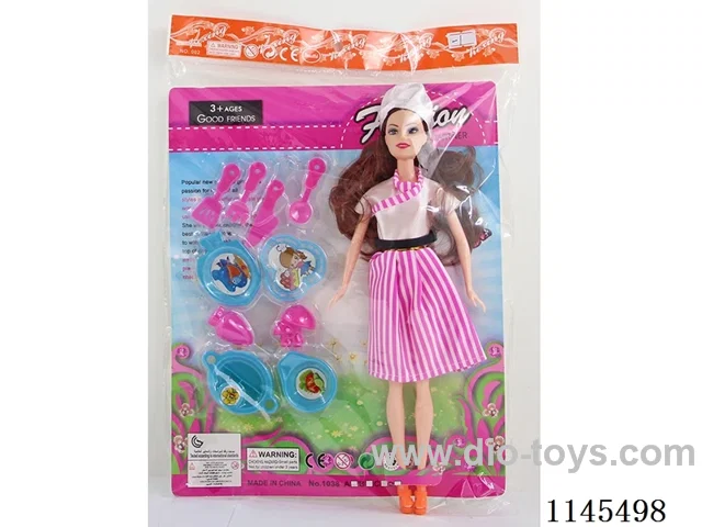 Solid 6 jointed Nurse Doll
