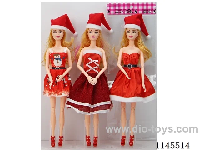 11.5’ 11 Jointed Solid Christmas Princess 3 Assorted