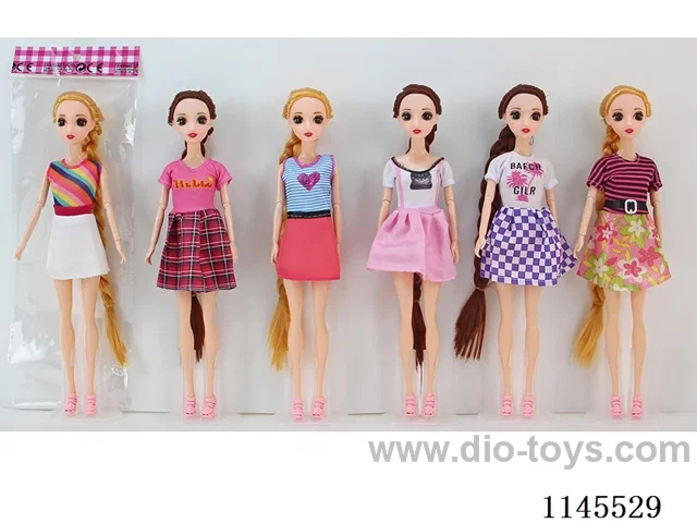 11.5’ 30cm 9 joints 3D real eye Barbie mixing