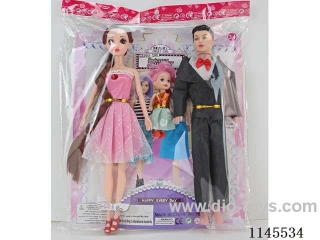 11.5‘ 30cm 9 joints solid 3D real eye Barbie+11.5’ empty body male Barbie+3’ dolls
