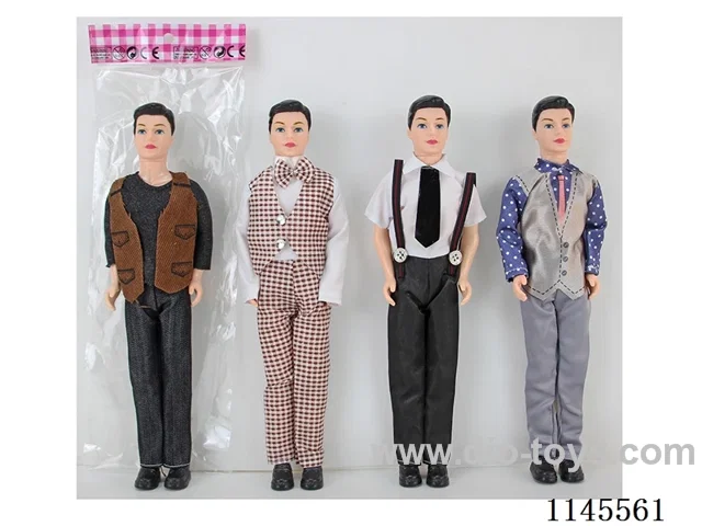 11.5’ 30cm 3 jointed solid colour print eyeball boys barbie assorted mix