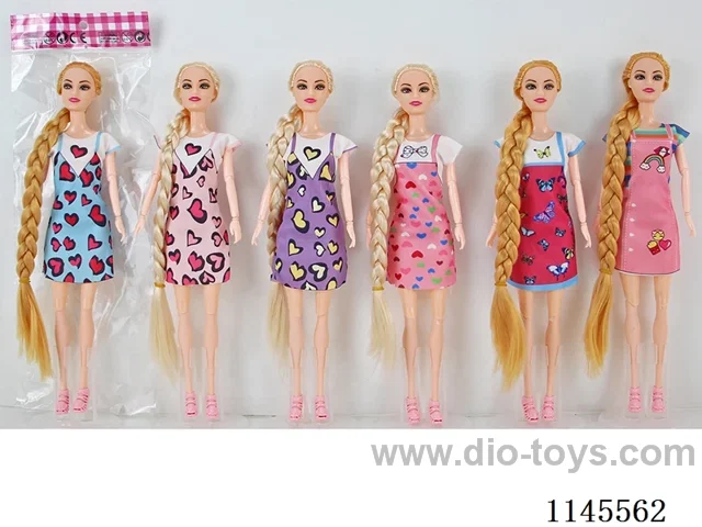 11.5’ 30cm 13 jointed solid colour print eye Barbie variety mix