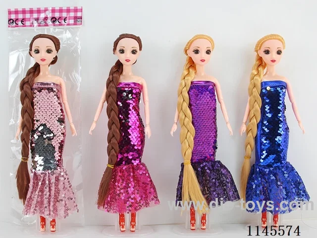 11.5’ 30cm 13 jointed solid 3D real eye Barbie mixed bag