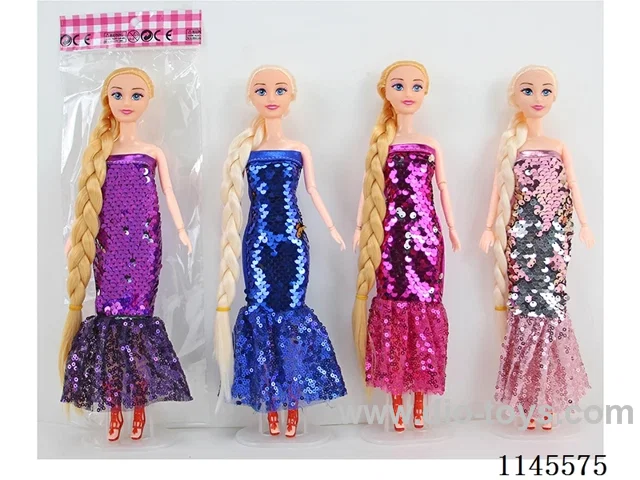 11.5’ 30cm 13 jointed solid colourful eye Barbie mixed bag
