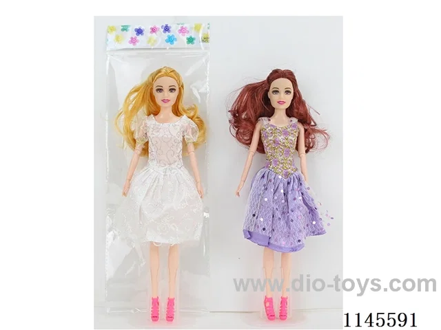 11.5’ 30cm 11 joints solid body colour print eye Barbie two mixes