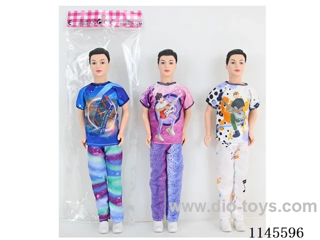 11.5’ 30cm 3 jointed solid body with coloured eyes for men dolls mixed bag