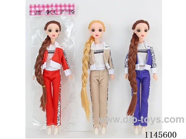 11.5 inch 30cm 9 jointed solid 3D real eye Barbie variety mixed pack