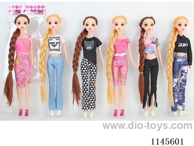 11.5’ 30cm 9 jointed solid body 3D real eye Barbie mix & match