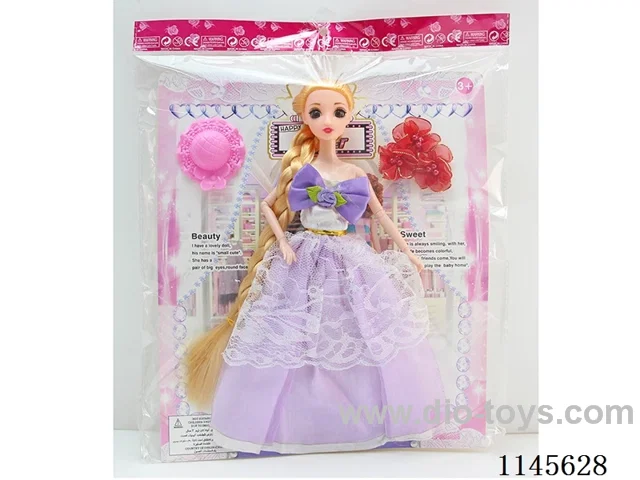 11.5’ 30cm 9 Articulated 3D 3D Real Eyes Barbie + Hat + Hair Accessories