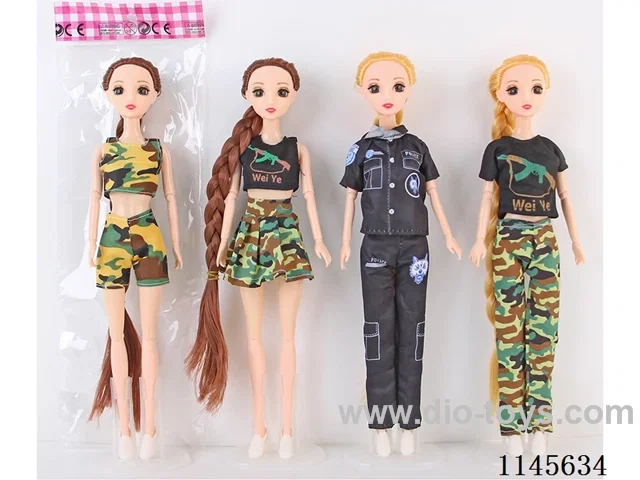 11.5’ 30cm 11 joints solid 3D real eye Barbie mixed variety