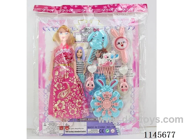 11’ 26cm 5 joints empty body colour print eye Barbie + accessories