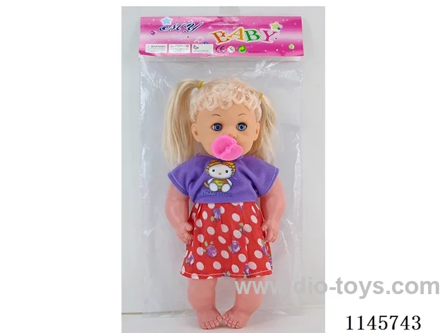 14’ 28cm Empty Body Doll + Pacifier with 4 Voices IC