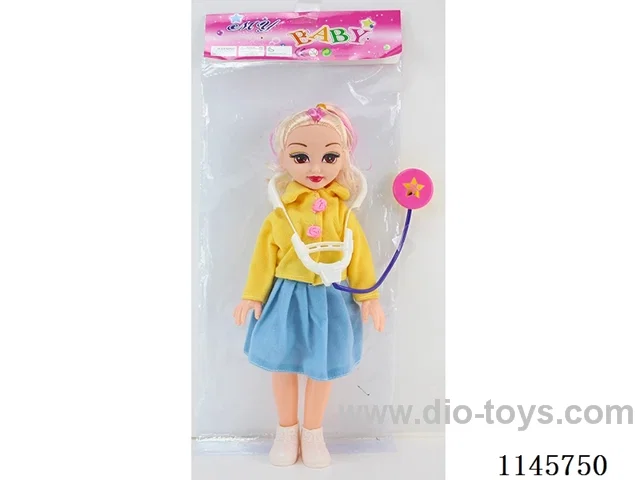 14’ 33cm 5 jointed Empty Body Doll + Stethoscope