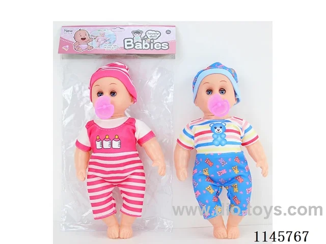 12 inch 28 cm 5 jointed hollow body doll + pacifier + IC (AG13 * 2) two mixes