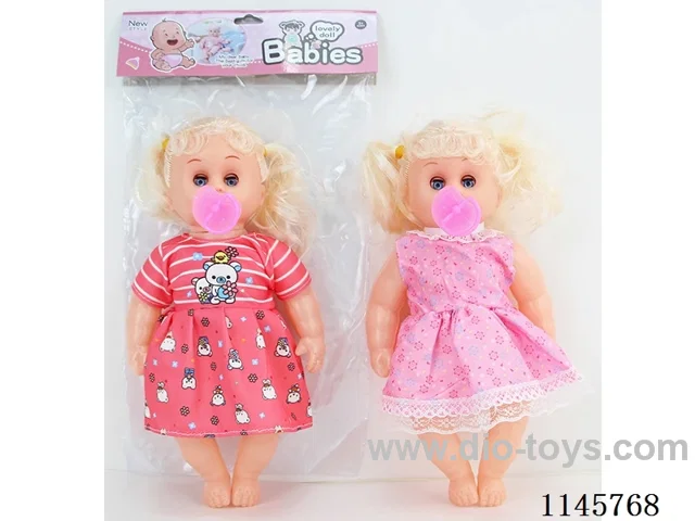 12 inch 28 cm 5 jointed hollow body doll + pacifier + IC (AG13 * 2) two mixed