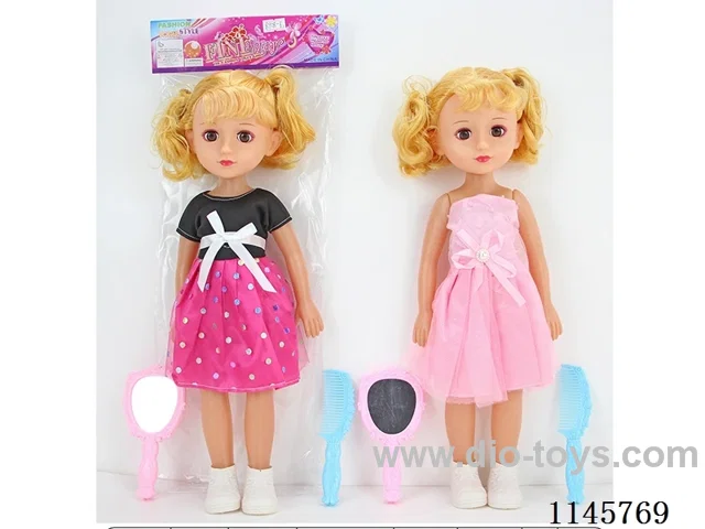 18 inch 42 cm 5 jointed hollow body doll + IC + comb mirror two mixes