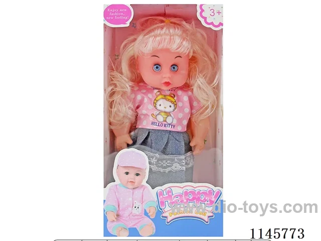 14 inch 28cm 5 jointed hollow body doll