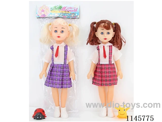 14 inch 33cm 5 jointed Empty Body Doll + BB Whistle Animal two mixes