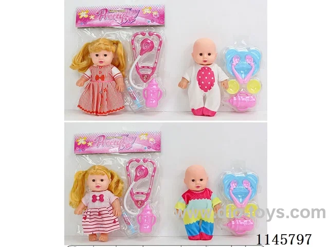 8 inch 19 cm 5 jointed hollow body dolls + blister accessories variety of mix and match