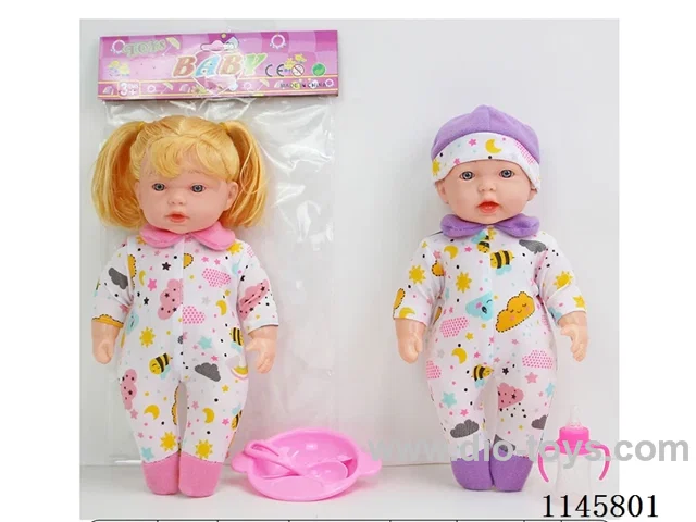 12 inch 28 cm 5 joints empty body male and female dolls + accessories + IC (AG13 * 2) two mixes