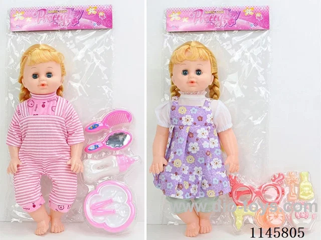 20 inch 41 cm 5 joints empty body female doll + blister accessories + IC (AG13 * 2) two mixes