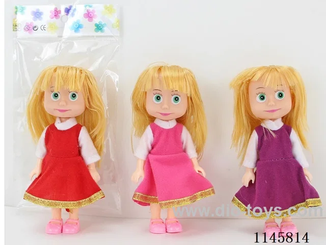 6’ 16cm 5 jointed solid body Masha dolls mix and match
