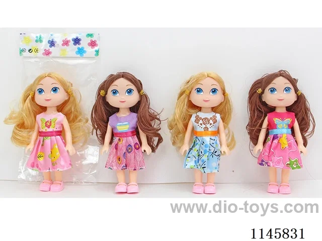 6’ 15cm 5 jointed solid dolls mixed bag