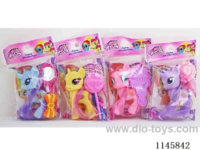 Vinyl Ponies 4 colours mix with accessories