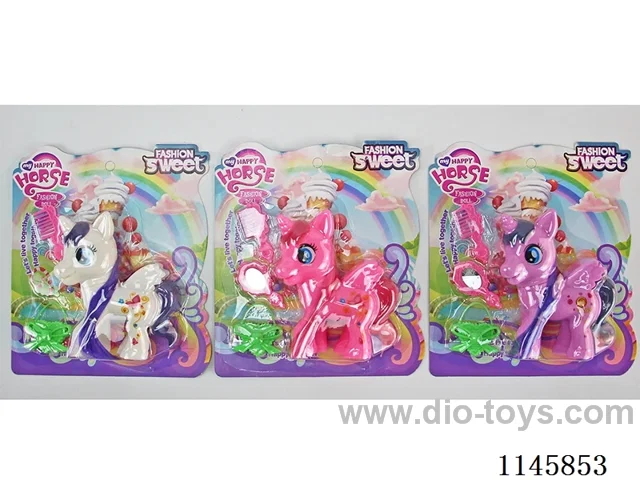 Large Pony Pauli + comb + mirror + bag three mix and match