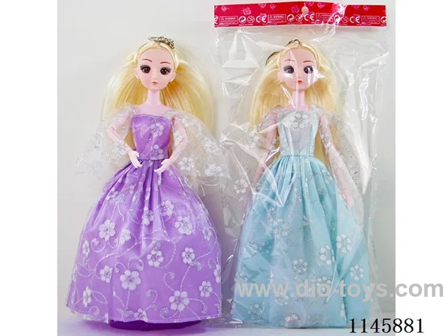 11.5’ Solid 9 Articulated Barbie 2-Pack with Keyring