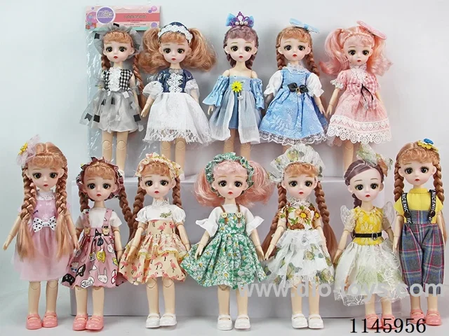 12’ 30cm 21 jointed solid doll mix and match