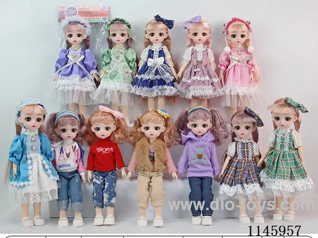 12’ 30cm 21 jointed solid doll mix and match
