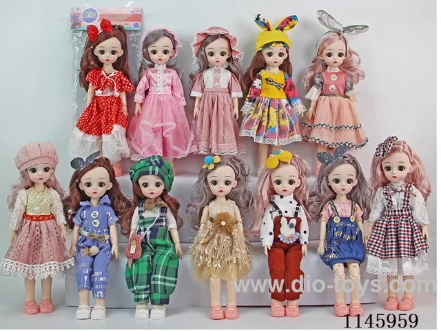 12’ 30cm 21 jointed solid doll mix and match