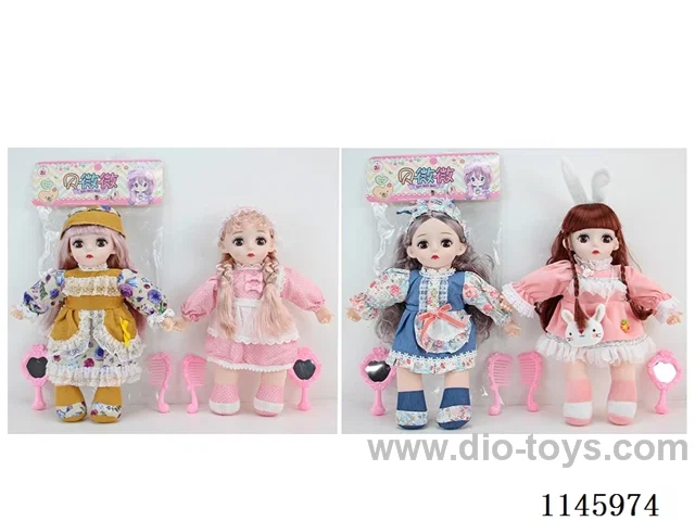 16’ 37cm 3 jointed cotton dolls mix and match