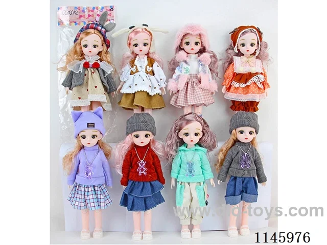 12’ 30cm 21 jointed solid dolls mix & match