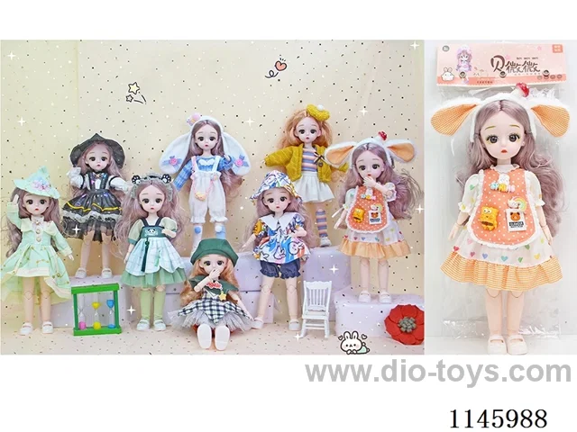 12’ 30cm 21 jointed solid dolls mix & match