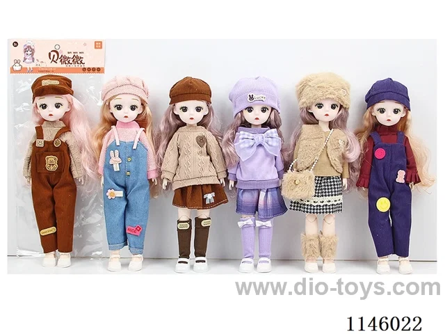 12’ 30cm 21 jointed solid doll mix and match