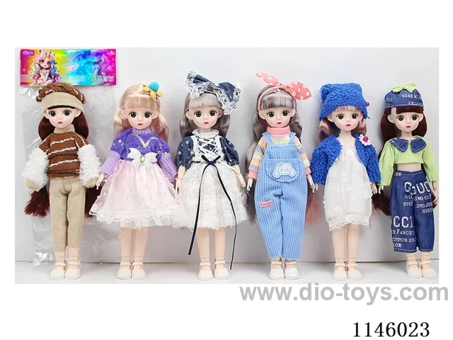12’ 30cm 21 jointed solid doll mix and match
