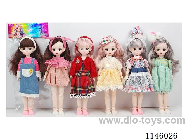 12’ 30cm 21 jointed solid doll mix and match